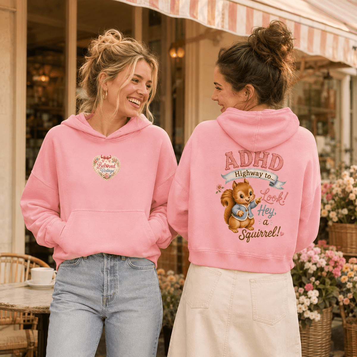 Bel🩷ved Vintage™ ADHD — Boxy Vintage Wash Hoodie - Beloved Study Co