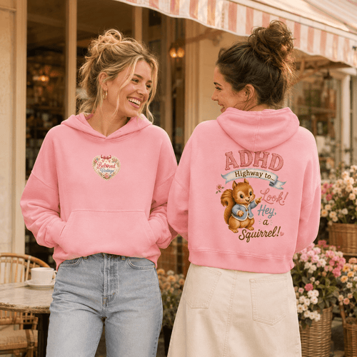 Bel🩷ved Vintage™ ADHD — Boxy Vintage Wash Hoodie - Beloved Study Co