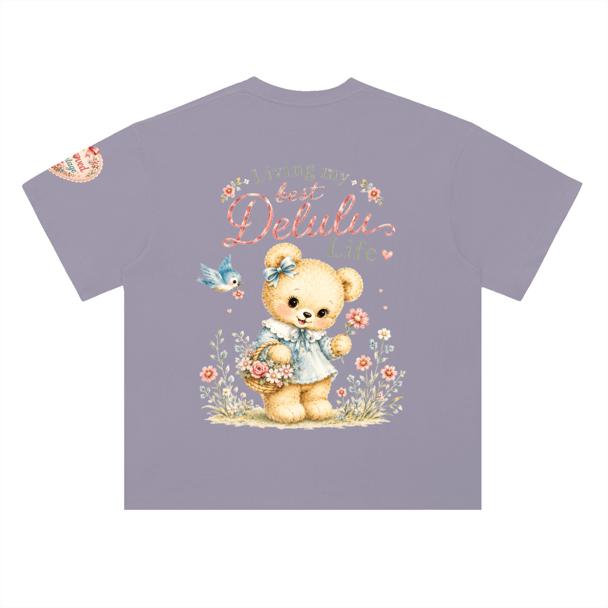 Bel🩷ved Vintage™ Delulu Life — Heavyweight Drop Shoulder Tee - Beloved Study Co