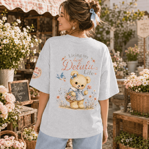 Bel🩷ved Vintage™ Delulu Life — Heavyweight Drop Shoulder Tee - Beloved Study Co