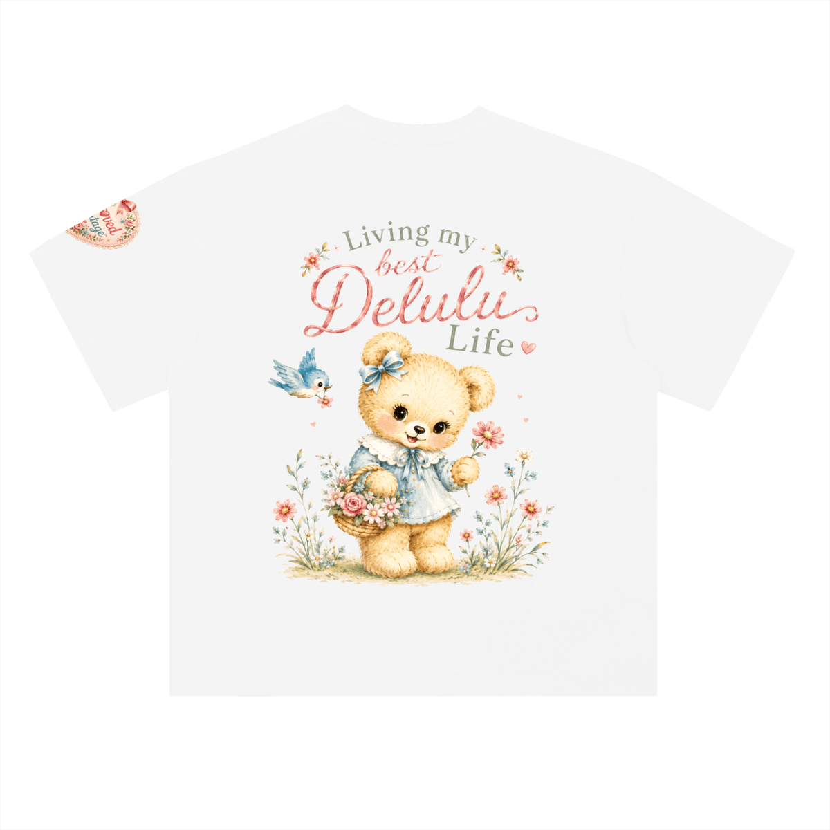 Bel🩷ved Vintage™ Delulu Life — Heavyweight Drop Shoulder Tee - Beloved Study Co