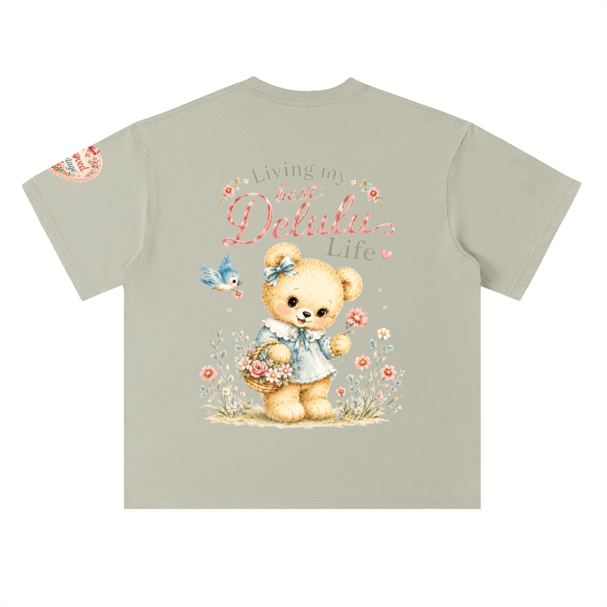 Bel🩷ved Vintage™ Delulu Life — Heavyweight Drop Shoulder Tee - Beloved Study Co