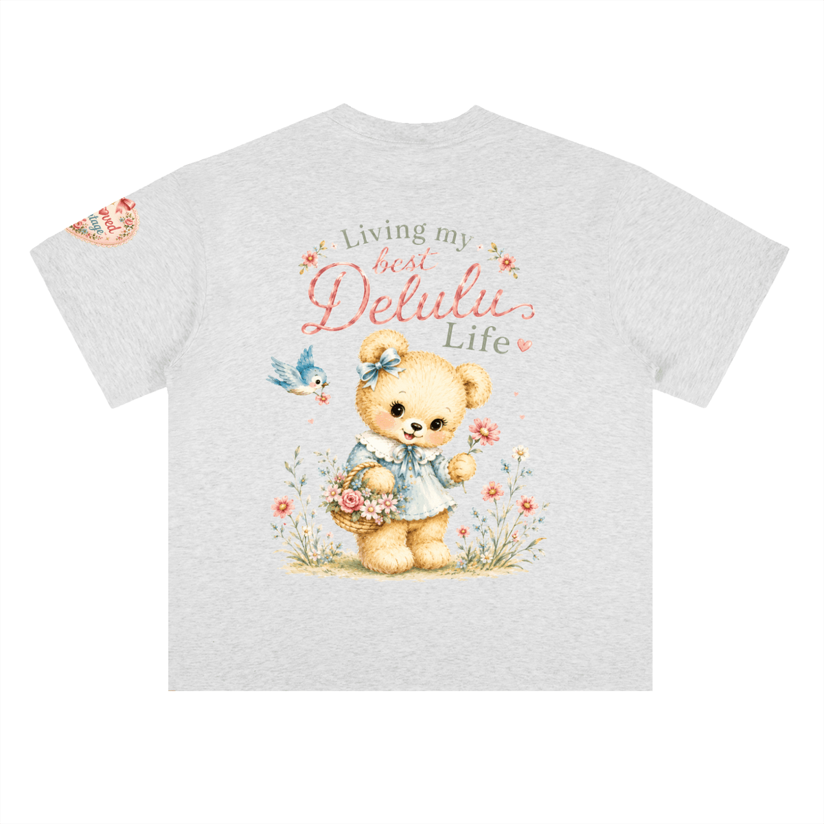 Bel🩷ved Vintage™ Delulu Life — Heavyweight Drop Shoulder Tee - Beloved Study Co