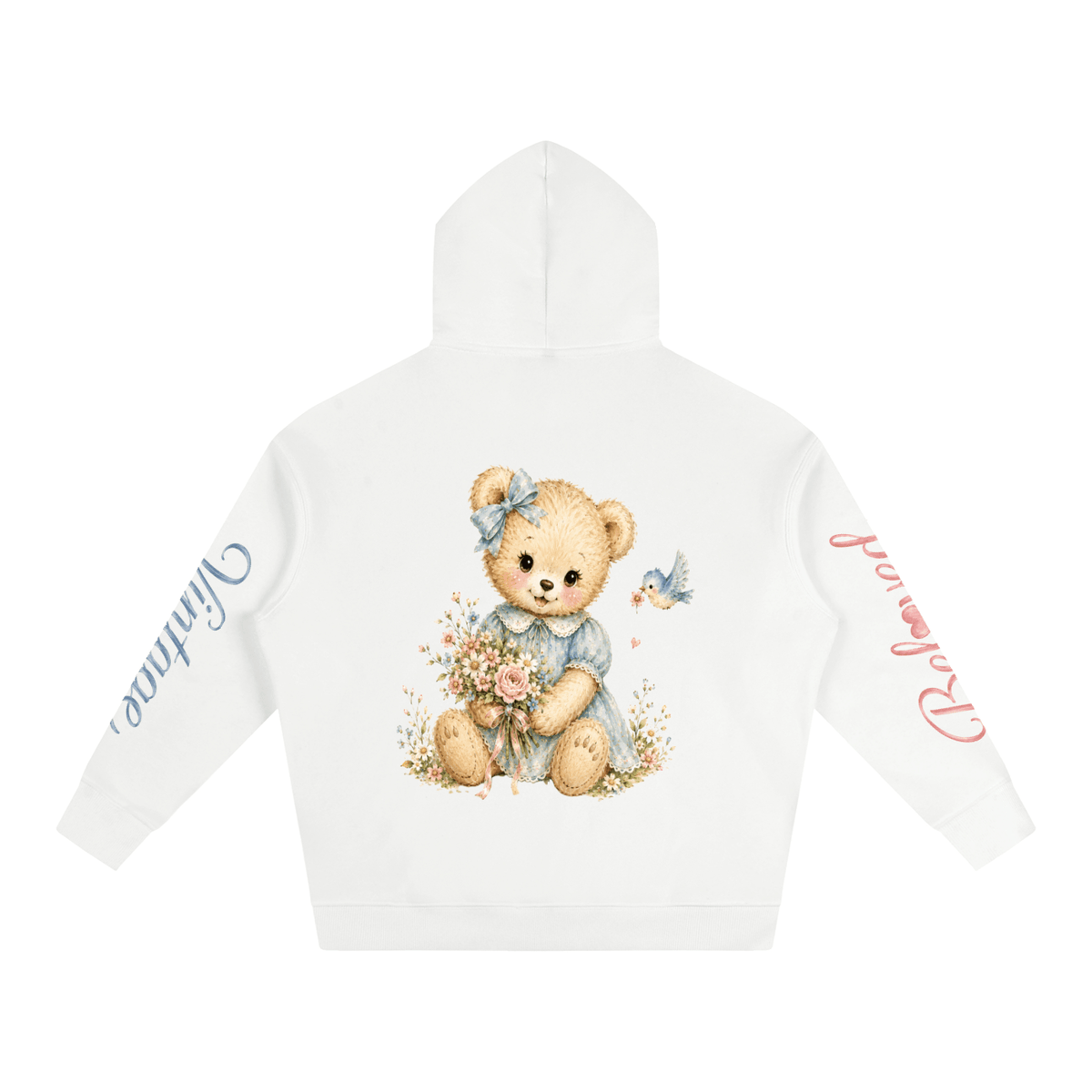 Bel🩷ved Vintage™ Hero Teddy — Oversize Fleeced Hoodie - Beloved Study Co