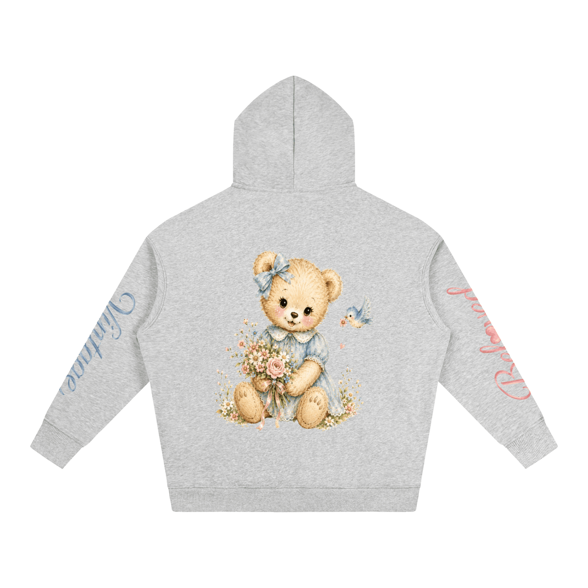 Bel🩷ved Vintage™ Hero Teddy — Oversize Fleeced Hoodie - Beloved Study Co