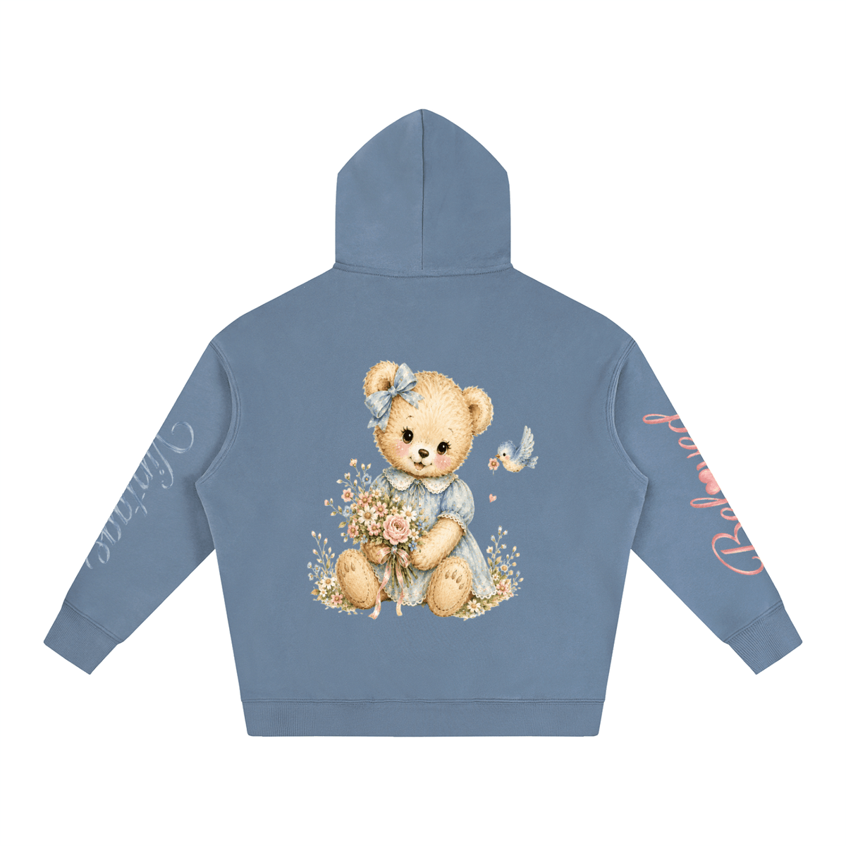 Bel🩷ved Vintage™ Hero Teddy — Oversize Fleeced Hoodie - Beloved Study Co