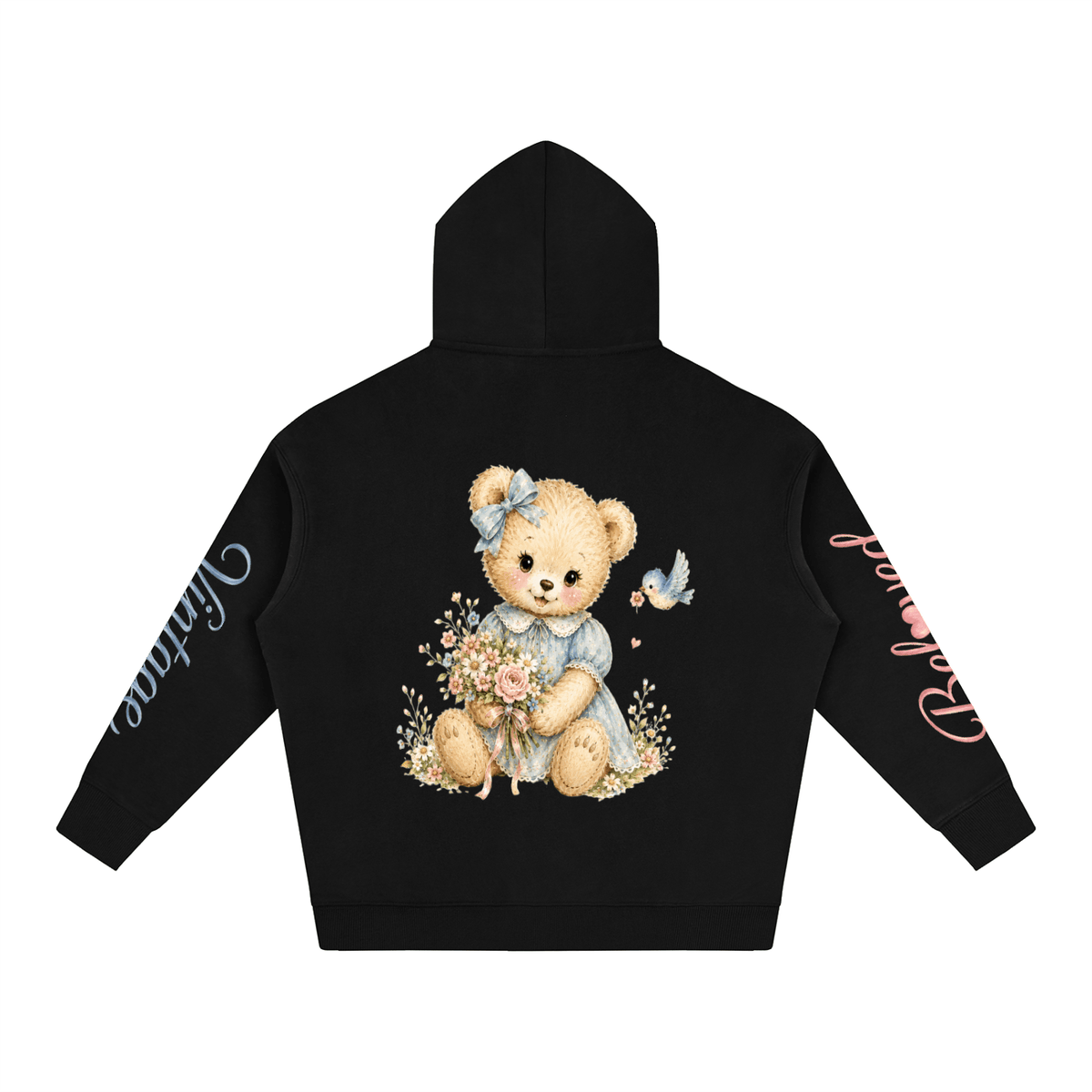 Bel🩷ved Vintage™ Hero Teddy — Oversize Fleeced Hoodie - Beloved Study Co
