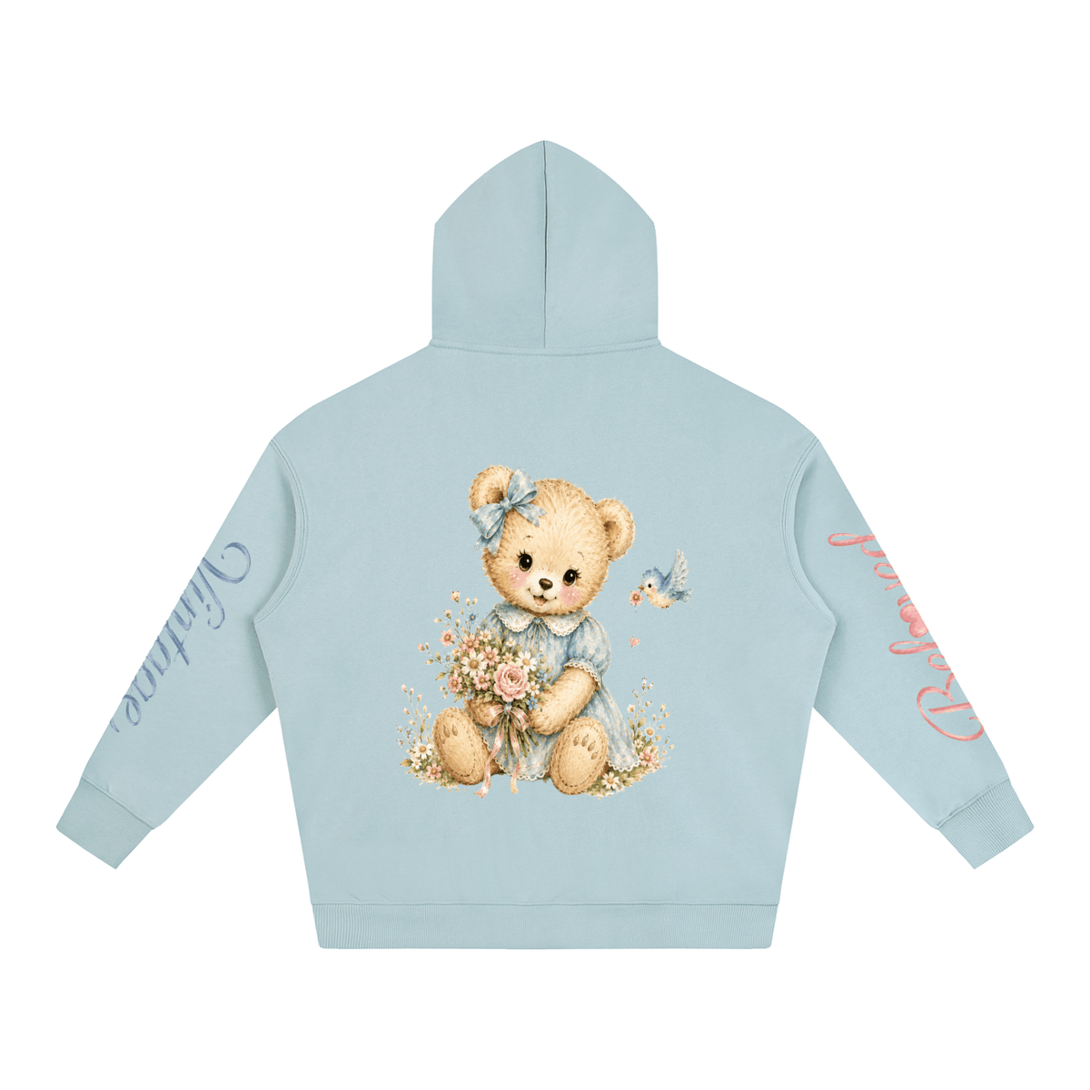 Bel🩷ved Vintage™ Hero Teddy — Oversize Fleeced Hoodie - Beloved Study Co