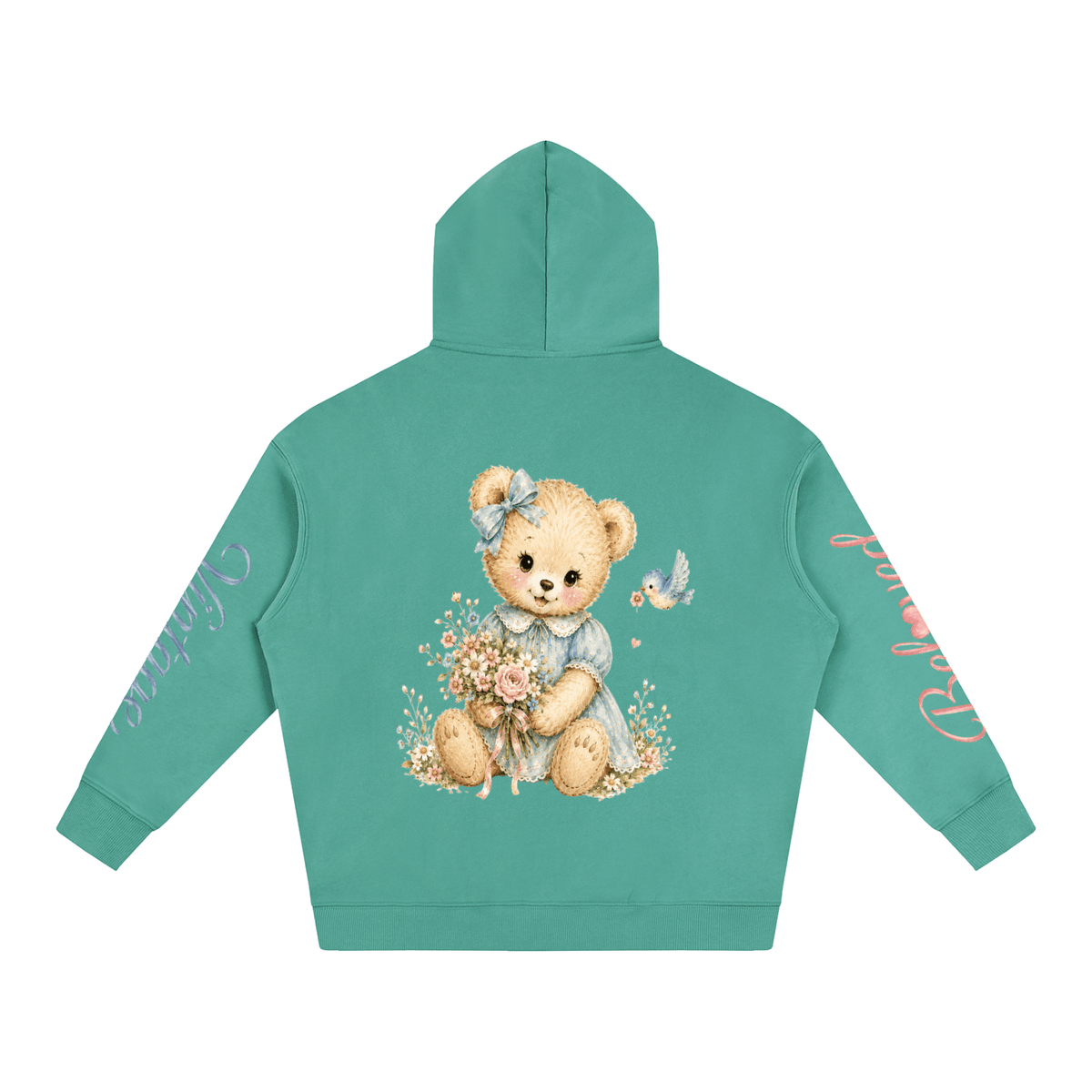 Bel🩷ved Vintage™ Hero Teddy — Oversize Fleeced Hoodie - Beloved Study Co