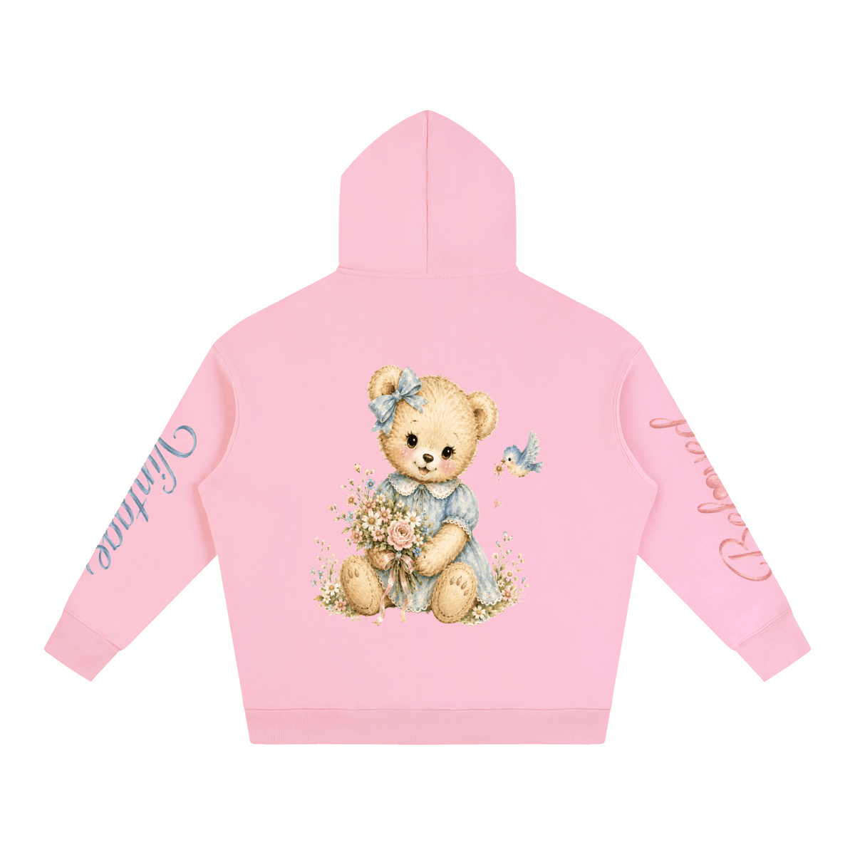 Bel🩷ved Vintage™ Hero Teddy — Oversize Fleeced Hoodie - Beloved Study Co