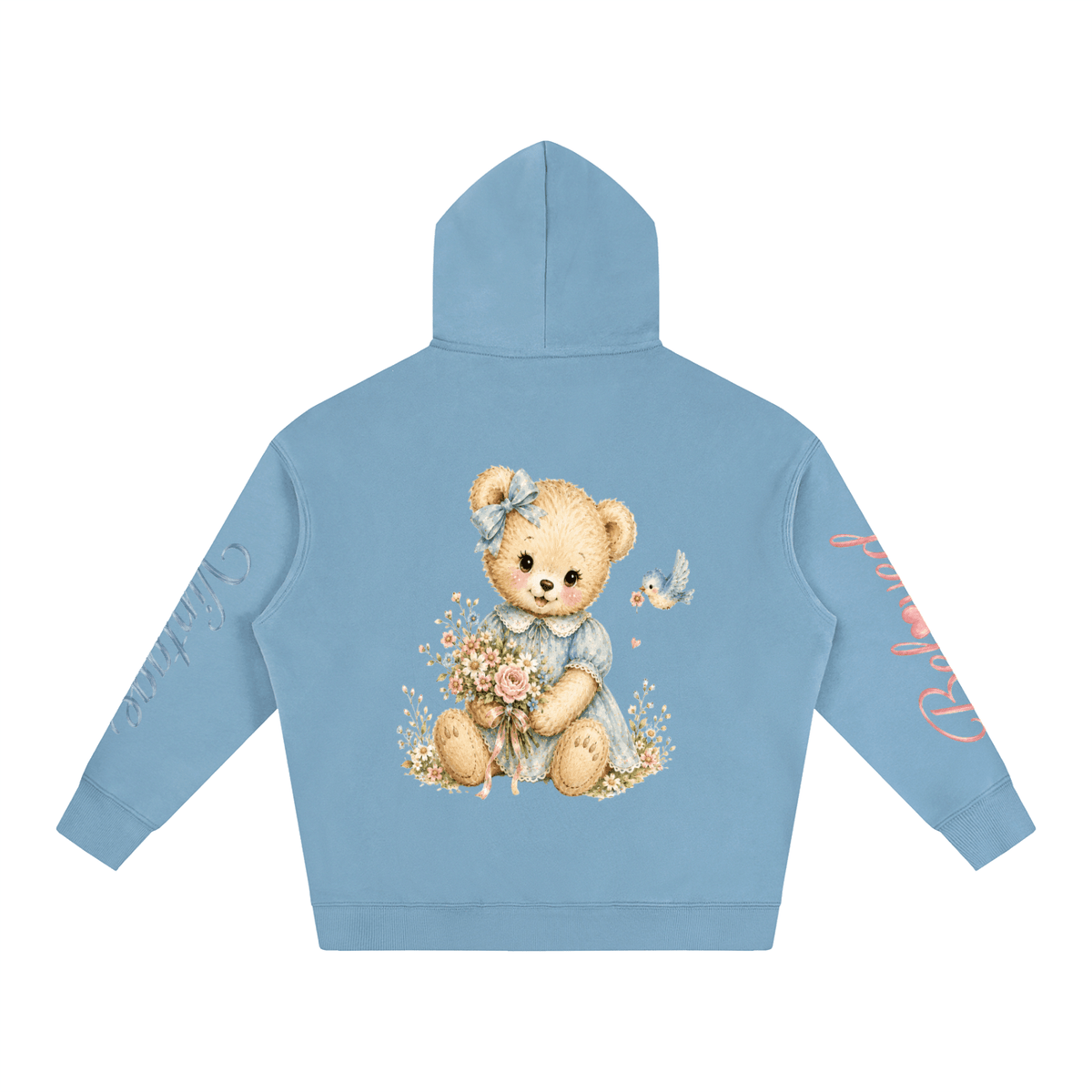 Bel🩷ved Vintage™ Hero Teddy — Oversize Fleeced Hoodie - Beloved Study Co