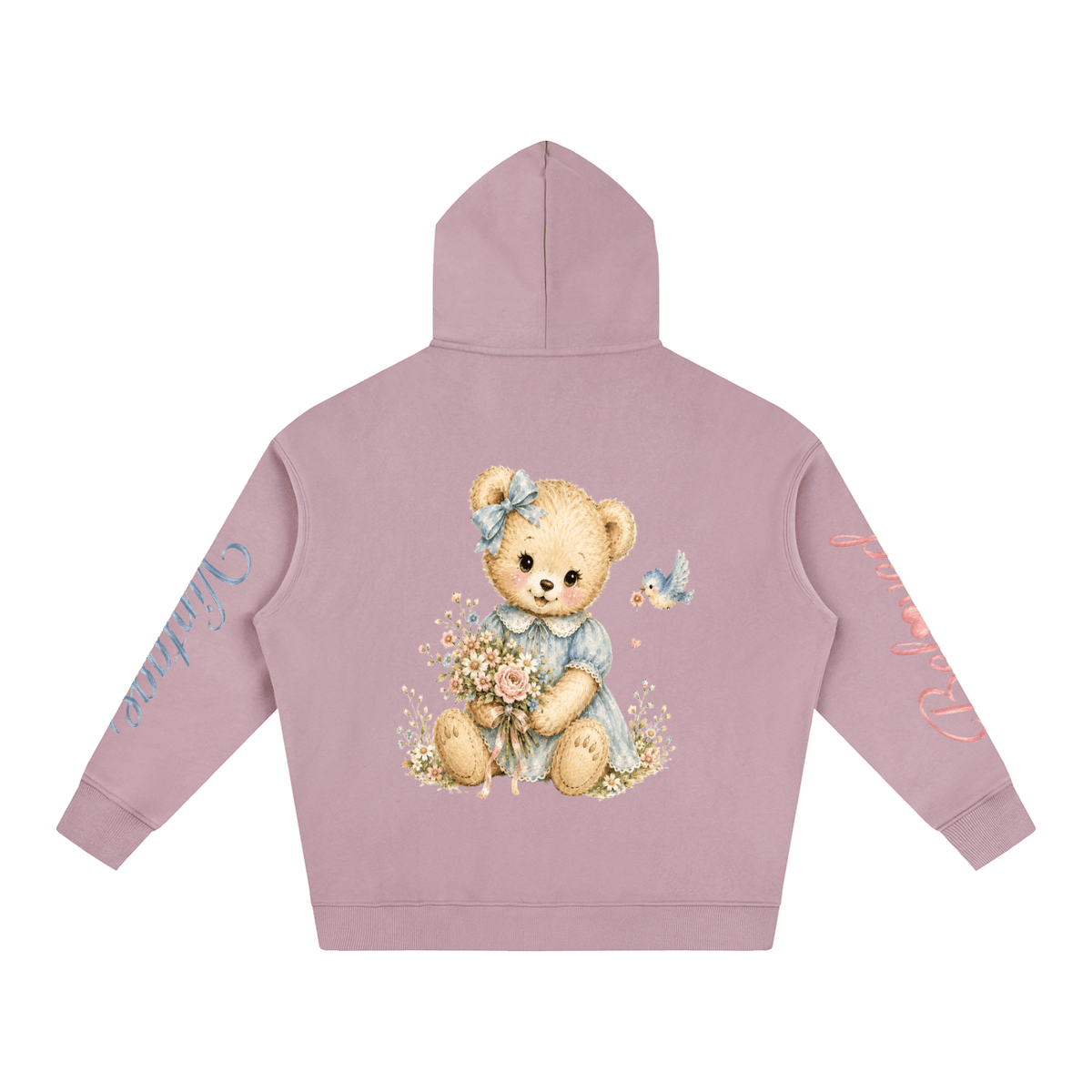 Bel🩷ved Vintage™ Hero Teddy — Oversize Fleeced Hoodie - Beloved Study Co