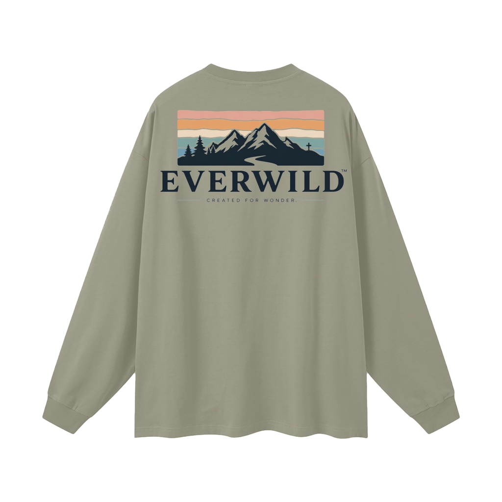 Oversized Unisex Long Sleeve T-Shirt