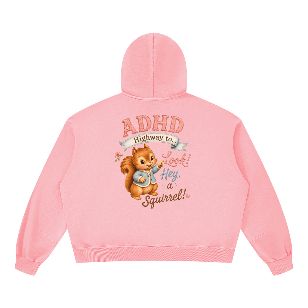 Unisex Boxy Vintage Washed Hoodie