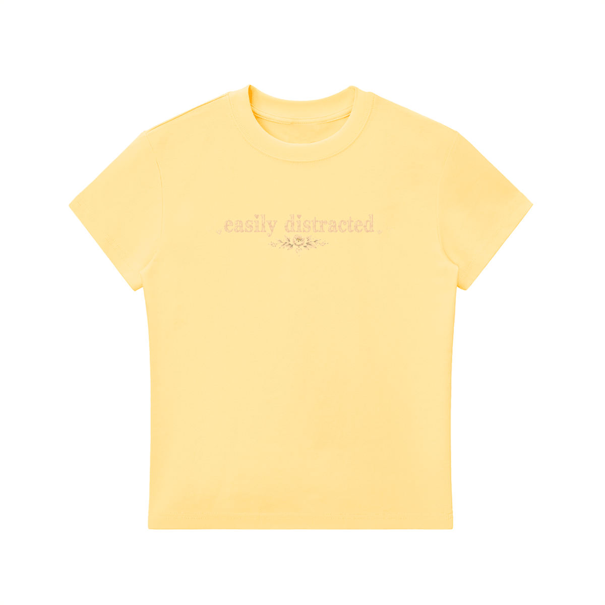 Easily Distracted Bodycon Tee - Beloved Study Co