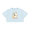 Women's Mineral Wash Cotton Crop T-Shirt
