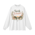 EVERWILD Seek Wonder oversized tee – women's outdoor nature apparel – hiking bushwalking gift Australia
