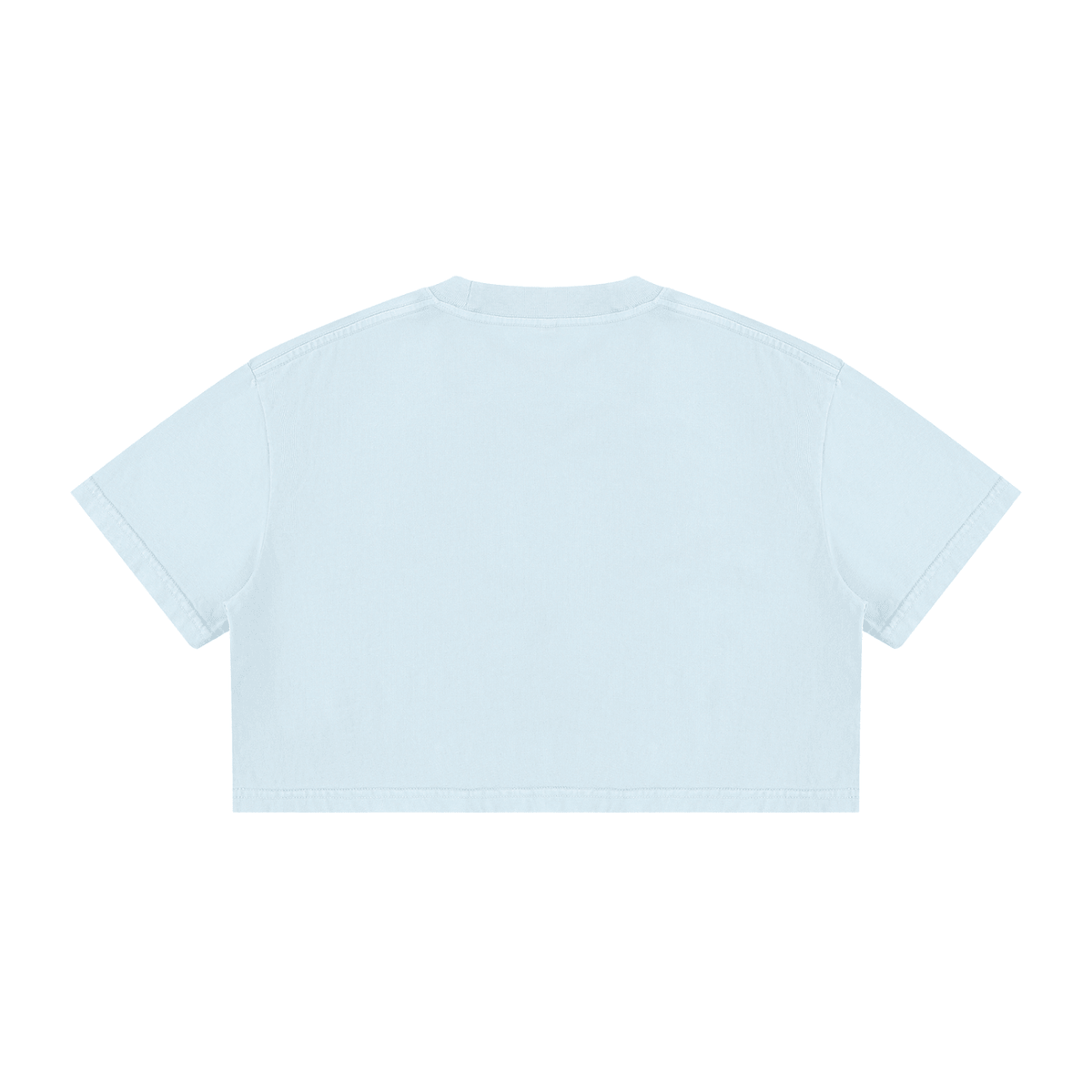 Women's Mineral Wash Cotton Crop T-Shirt - Beloved Study Co