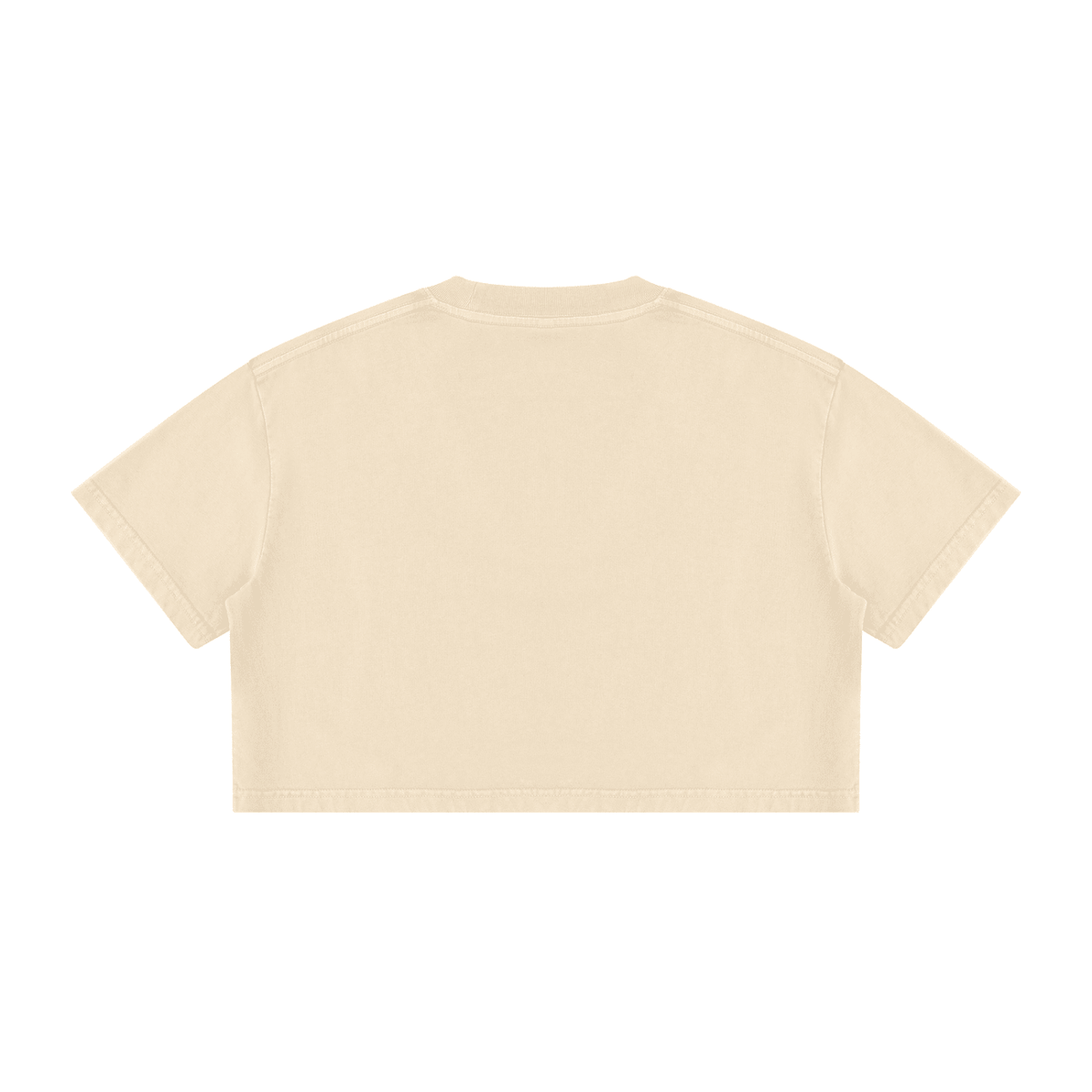 Women's Mineral Wash Cotton Crop T-Shirt - Beloved Study Co