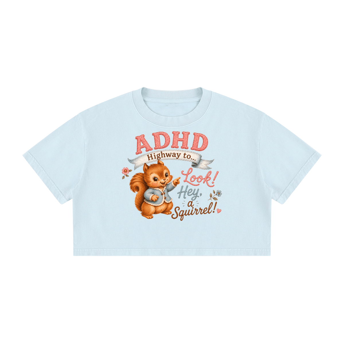 Women's Mineral Wash Cotton Crop T-Shirt - Beloved Study Co