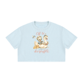 Women's Mineral Wash Cotton Crop T-Shirt - Beloved Study Co